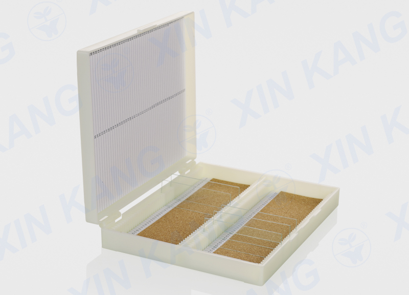 100片 載玻片盒 帶軟木墊